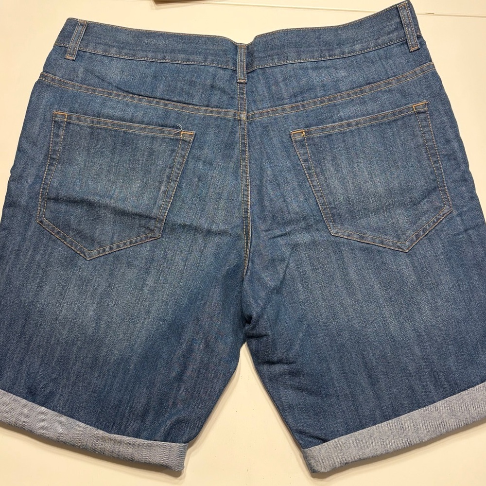 Men's Primark Blue Denim Shorts - Picture 2 of 6